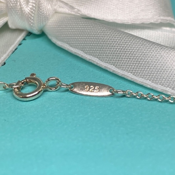 Tiffany & Co. Elsa Peretti Eternal Circle Pendant Necklace .925 Silver 16” - Picture 4 of 9